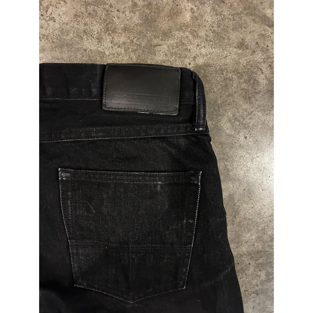 Tellason Ladbroke Grove Slim Tapered Black Selvedge Denim Made In USA 31 - Picture 7 of 14